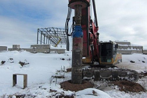 забивные, буронабивные сваи в Казани, устройство буронабивных свай, технология, цена в Казани, железобетонные, жб