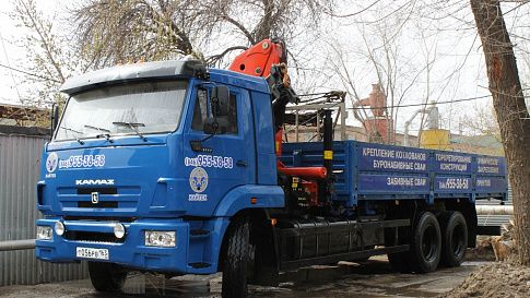 Кран-манипулятор КамАЗ-65117 в Казани